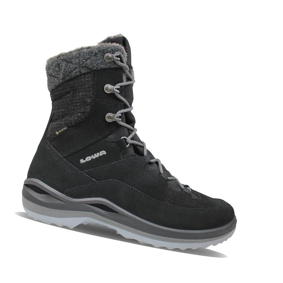 Lowa Calceta III GTX WS Winterstiefel Damen Schwarz Grau | AJH-412596