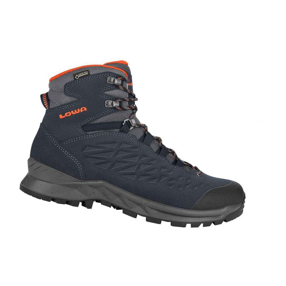 Lowa Explorer GTX Mid Wanderstiefel Herren Navy Orange | IMC-198062