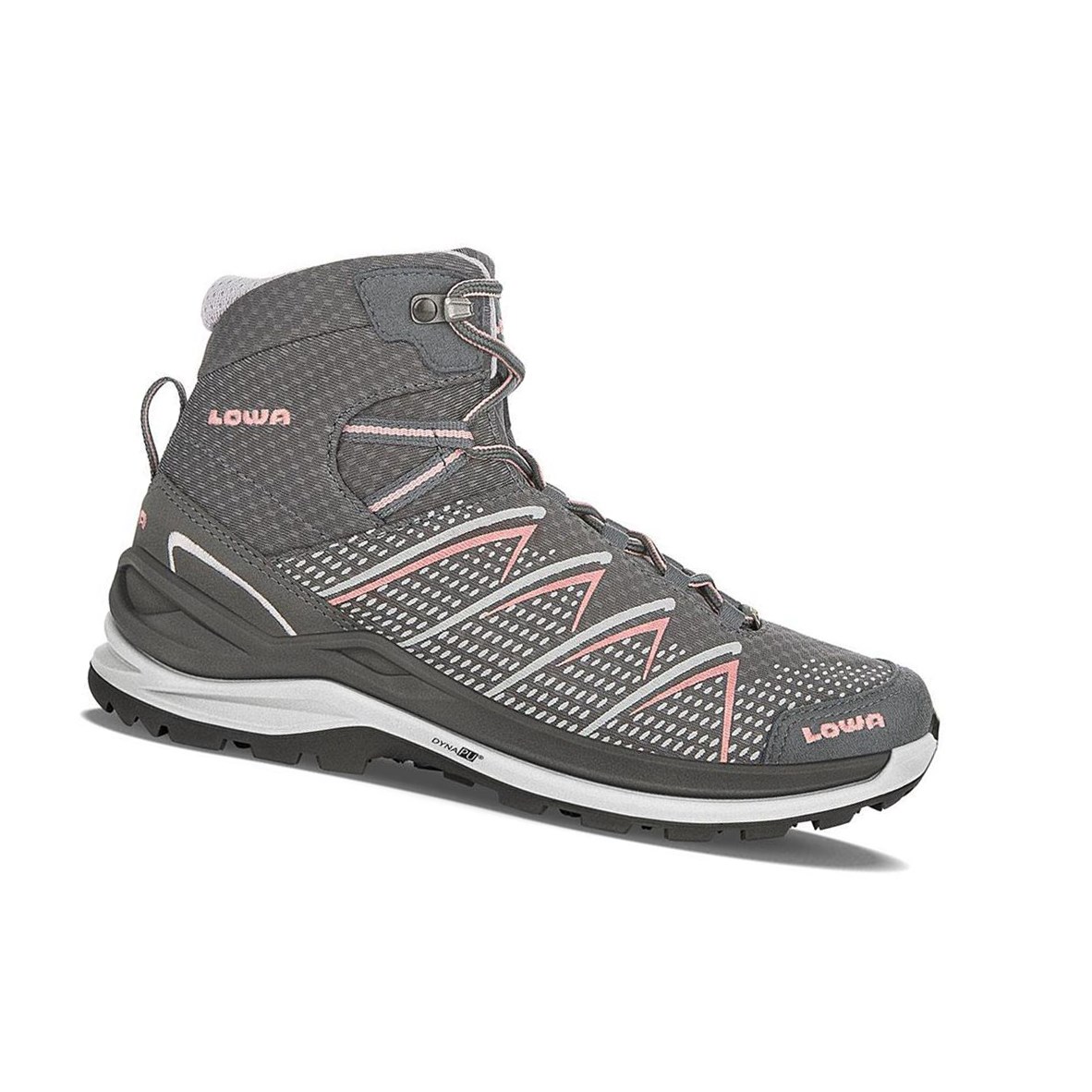 Lowa Ferrox Pro GTX Mid WS Wanderstiefel Damen Graphite / Salmon | VEI-612704