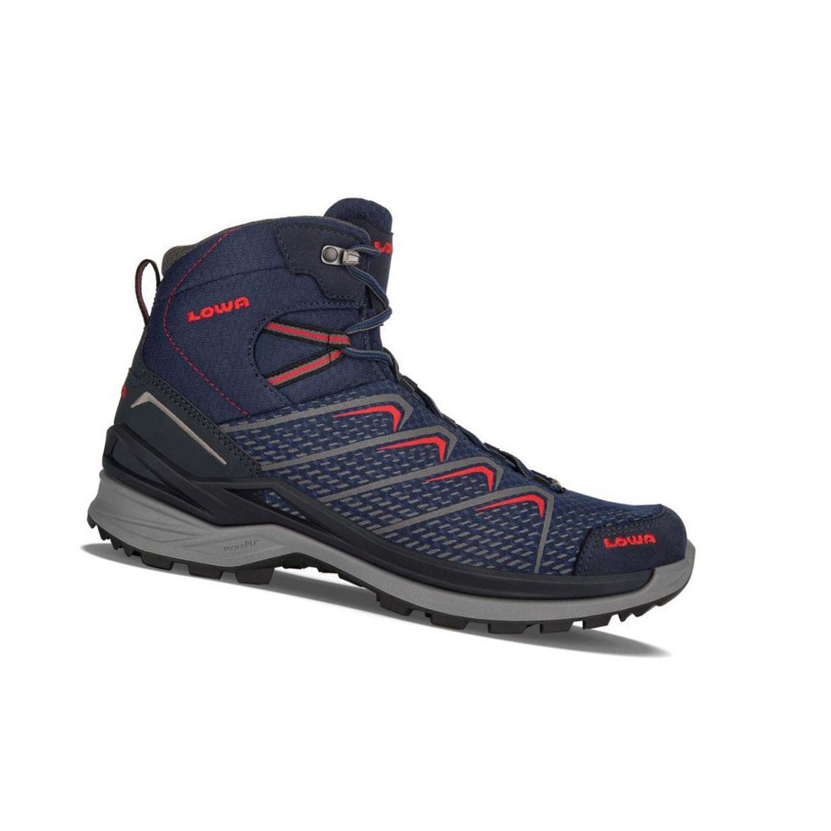 Lowa Ferrox Pro GTX Mid Wanderstiefel Herren Navy Rot | VTS-926047