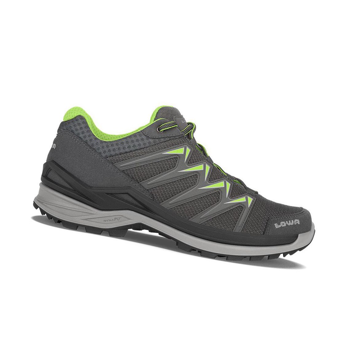 Lowa Innox Pro LO Wanderschuhe Herren Graphite / Lime | UIL-263540