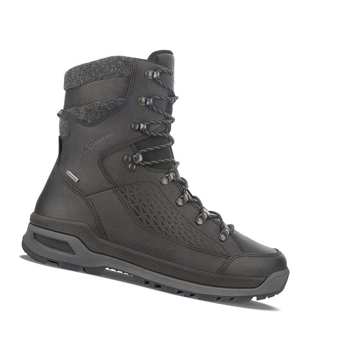 Lowa Renegade Evo Ice GTX Winterstiefel Herren Schwarz | ZHX-263475