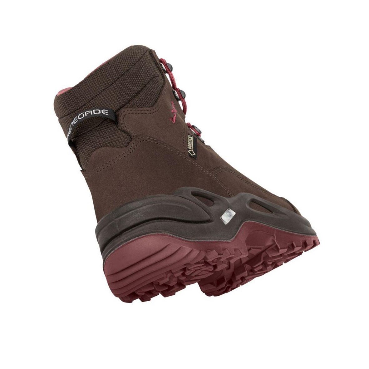 Lowa Renegade GTX Mid WS Wanderstiefel Damen Espresso / Berry | IPT-509486