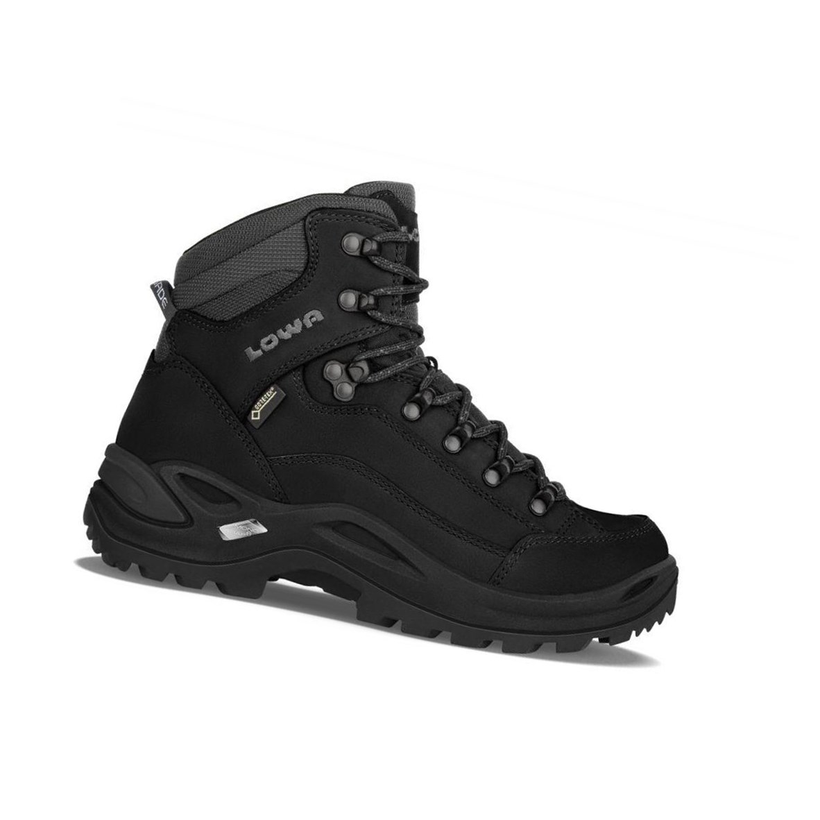 Lowa Renegade GTX Mid WS Wanderstiefel Damen Tiefesschwarz | OHQ-516283