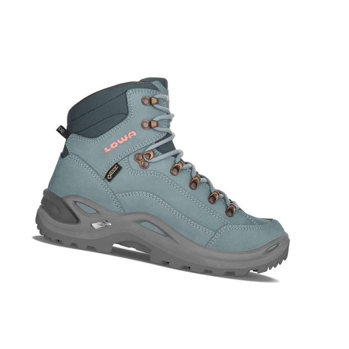 Lowa Renegade GTX Mid WS Wanderstiefel Damen Iceblue / Salmon | PXI-462781