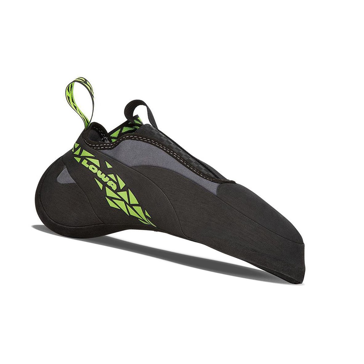 Lowa Rocket Slip On Kletterschuhe Herren Anthracite / Lime | RGB-786139