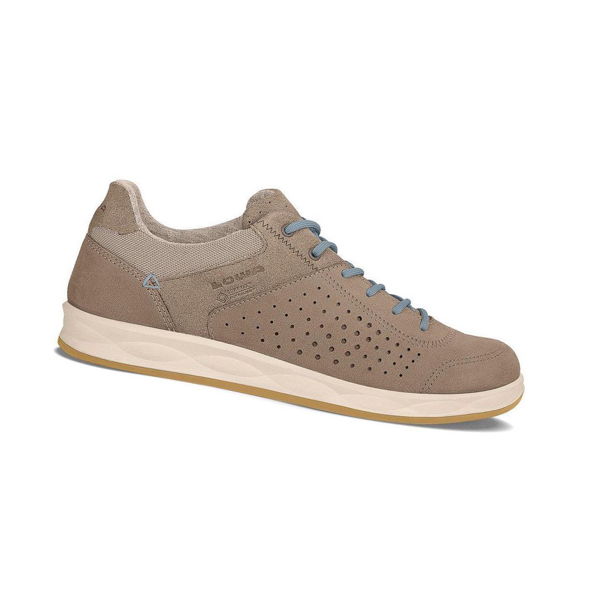 Lowa San Francisco GTX Surround WS Wanderschuhe Damen Taupe / Denim | UHA-147856