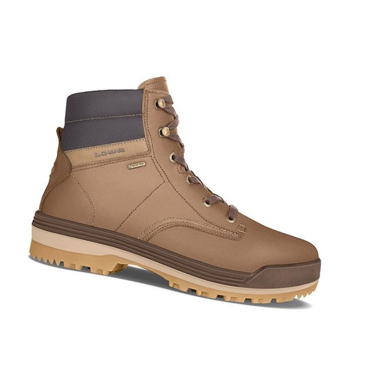 Lowa Helsinki II GTX Mid Wanderstiefel Herren Braun | TBY-987465