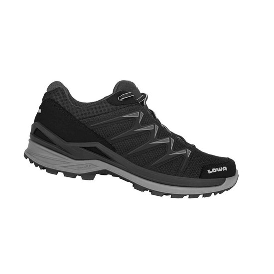 Lowa Innox Pro GTX LO Wanderschuhe Herren Schwarz Grau | KZE-021687