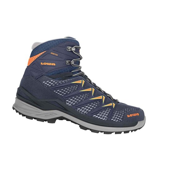 Lowa Innox Pro GTX Mid Wanderstiefel Herren Navy | MBG-813649