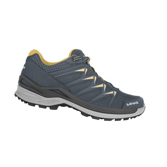 Lowa Innox Pro LO Wanderschuhe Herren Blau Senfgelb | WYZ-653047