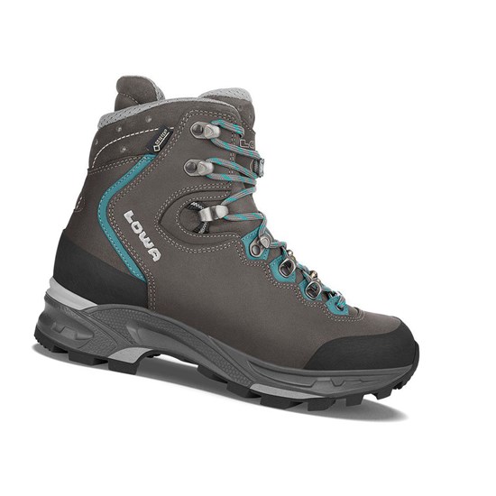 Lowa Mauria GTX WS Wanderstiefel Damen Anthracite / Petrol | RQS-906187