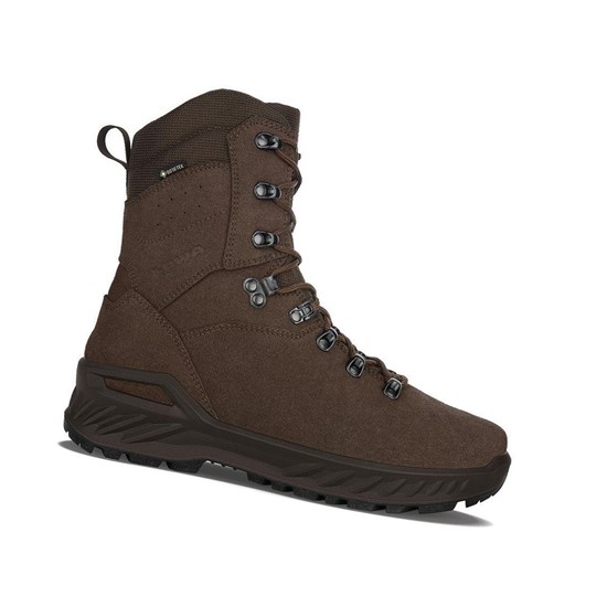 Lowa R-8 GTX Thermo Taktische Stiefel Herren Dunkelbraun | OIK-462703