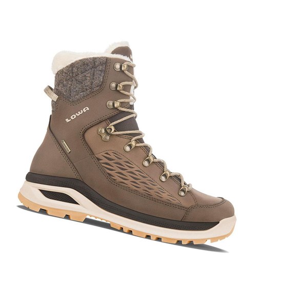 Lowa Renegade Evo Ice GTX WS Winterstiefel Damen Braun | EXU-048527