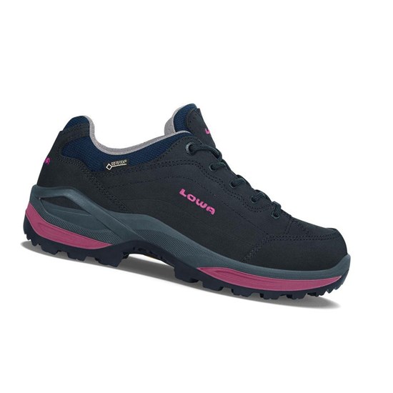 Lowa Renegade GTX LO WS Wanderschuhe Damen Navy | UFM-185934