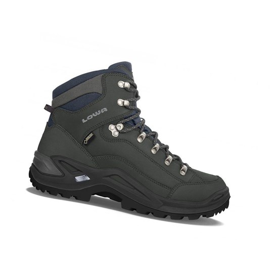 Lowa Renegade GTX Mid S Wanderstiefel Herren Dunkelgrau | ENX-752941