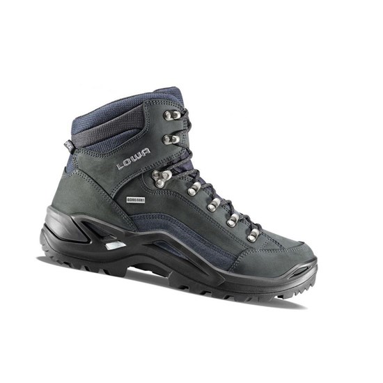 Lowa Renegade GTX Mid S Wanderstiefel Herren Dunkelgrau Navy | SOG-150487