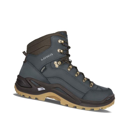 Lowa Renegade GTX Mid Wanderstiefel Herren Navy | DGH-073429