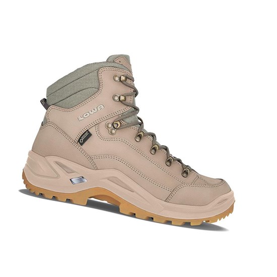 Lowa Renegade GTX Mid Wanderstiefel Herren Beige | POW-069741