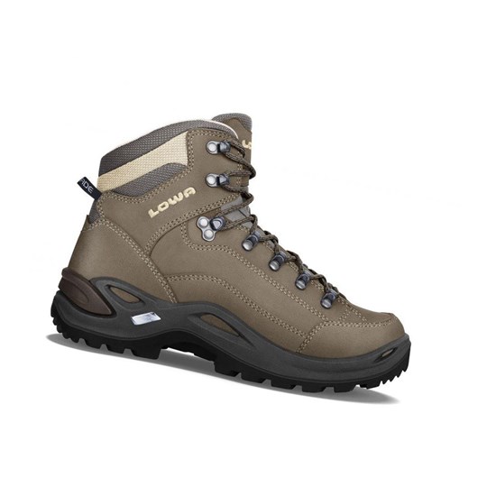 Lowa Renegade LL Mid WS Wanderstiefel Damen Stone | CNT-816029