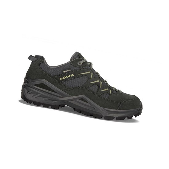 Lowa Sirkos Evo GTX LO Wanderschuhe Herren Anthracite | NFU-085219