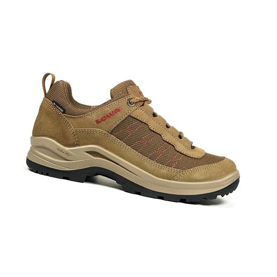 Lowa Taurus Pro GTX LO WS Wanderstiefel Damen Taupe / Terracotta | RAE-261983