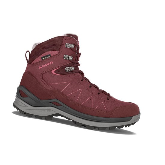 Lowa Toro Evo GTX Mid WS Wanderstiefel Damen Bordeaux | YRJ-397128