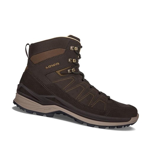 Lowa Toro Evo LL Mid Wanderstiefel Herren Dunkelbraun | NEY-056129