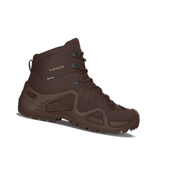 Lowa Zephyr GTX Mid WS Wanderstiefel Damen Dunkelbraun | VDF-390875