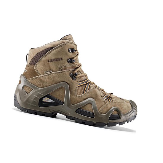 Lowa Zephyr GTX Mid Wanderstiefel Herren Beige Braun | FYM-032867